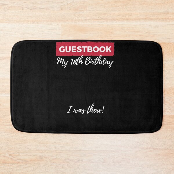 Item preview, 18th Birthday Guestbook Eighteenth Birthday Party Gift designed and sold by jeffded.