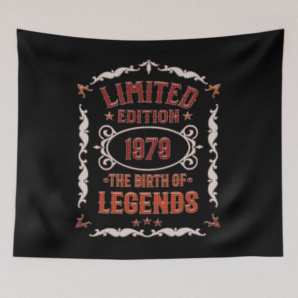 Item preview, 40th Birthday - Born 1979 - Funny Legend "Ugly knitted Design" T-Shirt designed and sold by Dubbra.