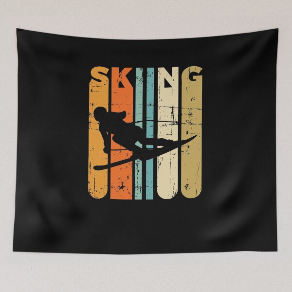 Item preview, Retro Skiing Vintager Skier Gift Ski designed and sold by jeffded.