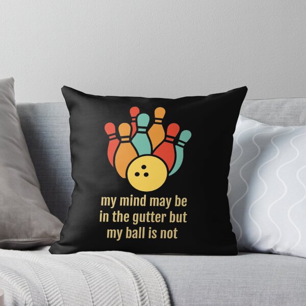 Item preview, retro bowling my mind in gutter designed and sold by EstelleStar.