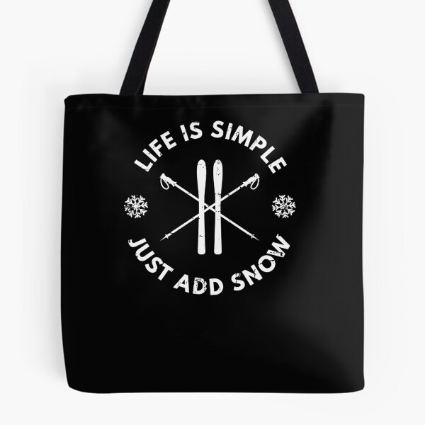 Item preview, Life Is Simple Just Add Snow Alpine Skiing Skier Gift designed and sold by jeffded.