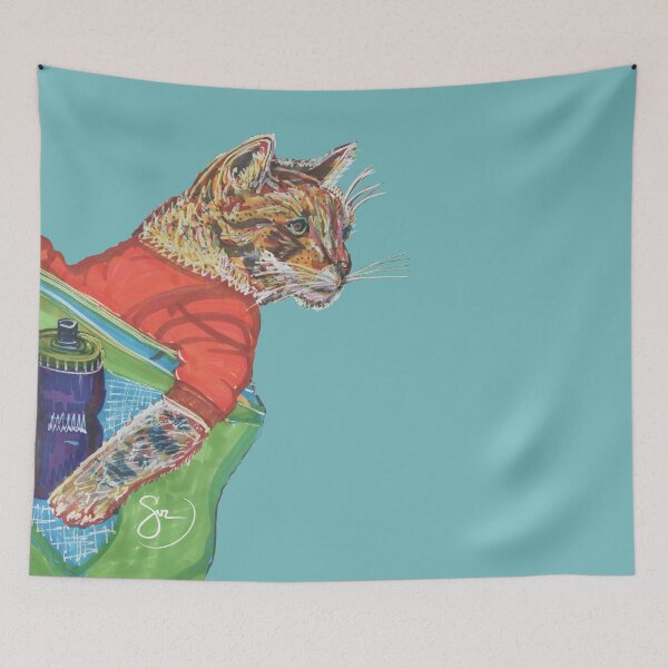 Item preview, Adventure Kitty designed and sold by Suz-Paintings.