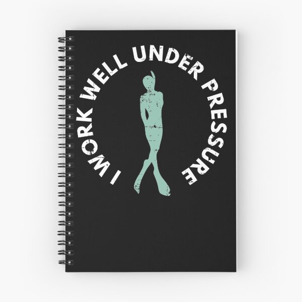 Item preview, I Work  Well Under Pressure Scuba Diving Diver designed and sold by jeffded.