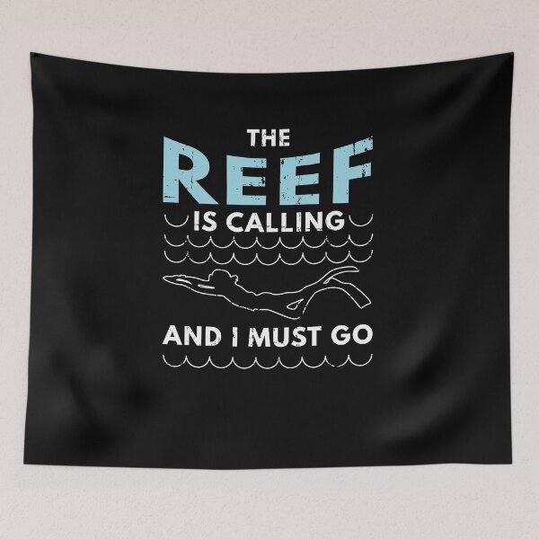 Item preview, Reef Is Calling Scuba Diving Diver Snorkling designed and sold by jeffded.