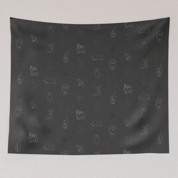 Item preview, chalkboard pups designed and sold by tandemsy.