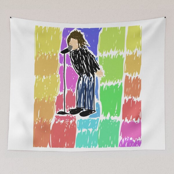 Item preview, LIAM GALLAGHER - COLOUR BLOCK POSE - ORIGINAL SKETCH UNIQUE DESIGN designed and sold by Hasel94.
