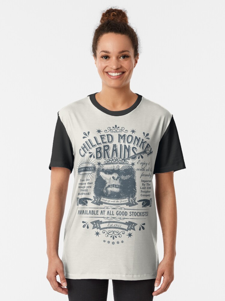 Alternative Ansicht von Gekühlte Affengehirne Grafik T-Shirt