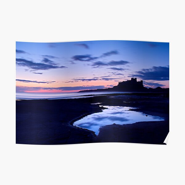 Bamburgh Castle - Pre Dawn Poster