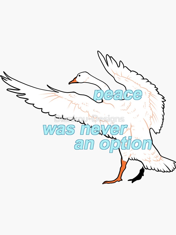 untitled goose game peace was never an option