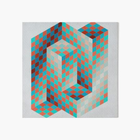 Op Art #OpArt Optical Art #OpticalArt Optical Illusions #OpticalIllusions #Illusion Art Board Print