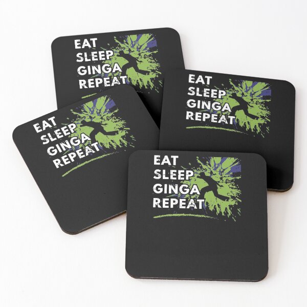 Item preview, Eat Sleep Ginga Repeat Brazilian Capoeira Martial Arts designed and sold by jeffded.