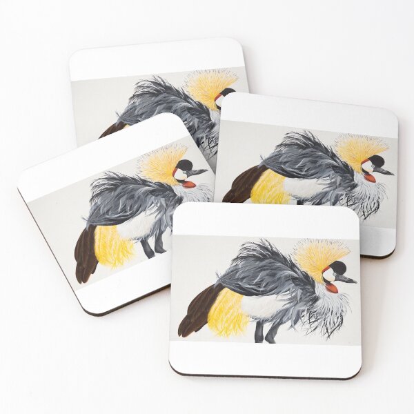 Item preview, Grey-Crowned Crane designed and sold by Kimberley Alludia.