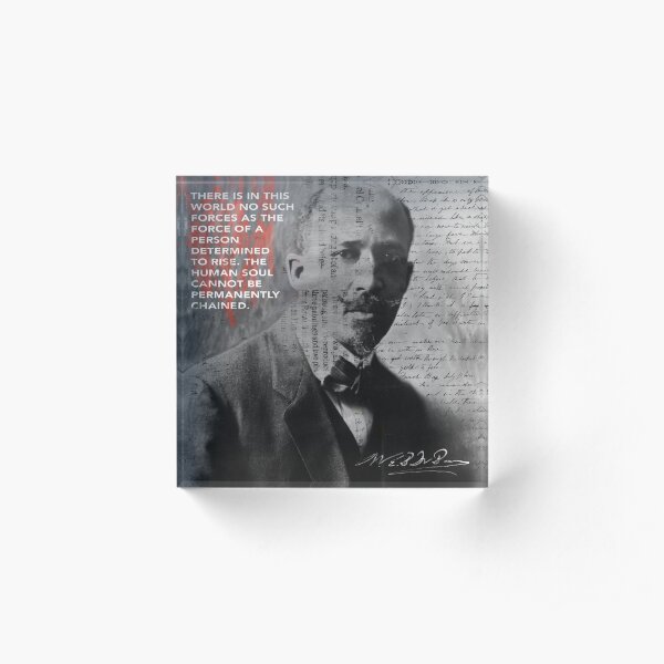 W.E.B Du Bois Acrylic Block