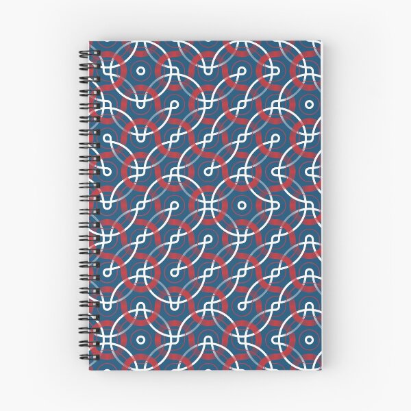 Item preview, Truchet - Abstract curves dark blue-red-white designed and sold by kobyakov.