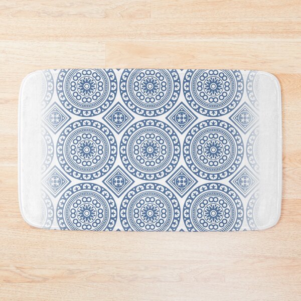 Item preview, Blue Portuguese Tile Nine Circles Opac designed and sold by mattpanta.