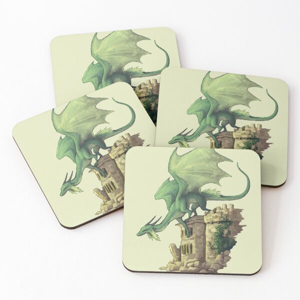 Item preview, Dragon on a Castle designed and sold by almostbird.