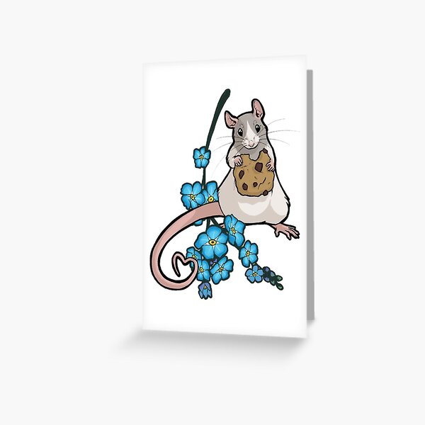 Forget Me Not 4 - dove hooded blaze Greeting Card