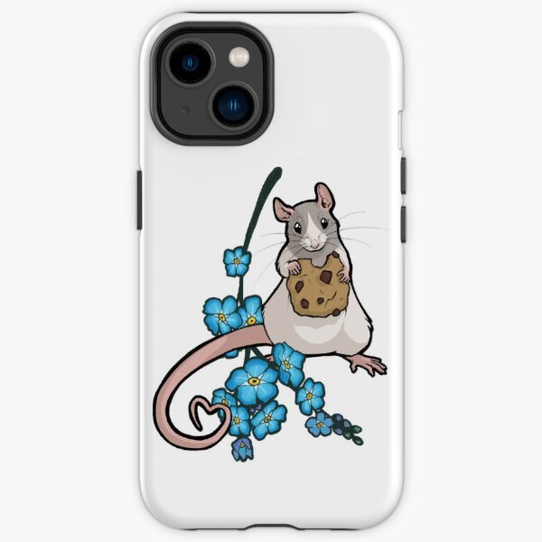 Forget Me Not - Rat 4 - Dove Hooded iPhone Tough Case