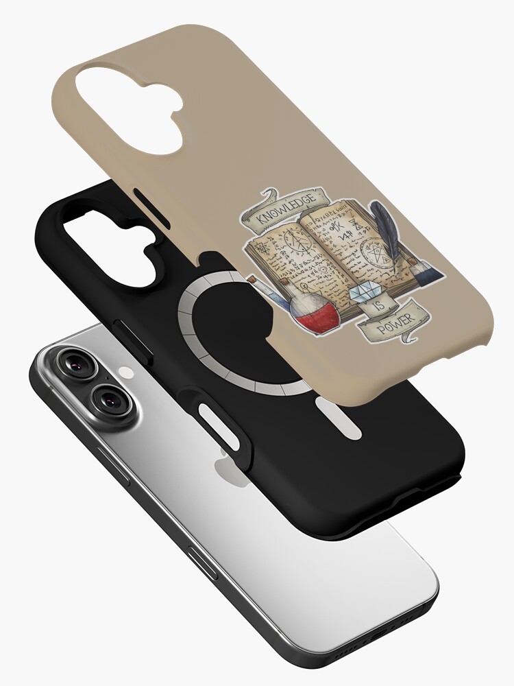 Aperçu 2 sur 4. Coque iPhone avec l'œuvre Mage - La connaissance c'est le pouvoir créée et vendue par sheppard56.