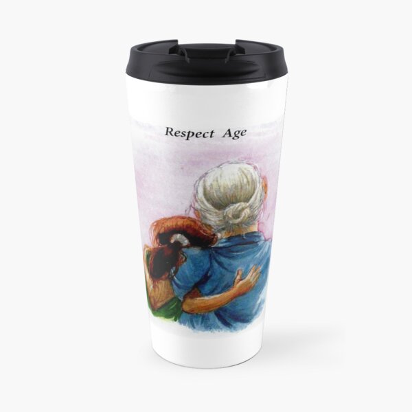 Respect Age: Inter-generational Friendships Travel Mug