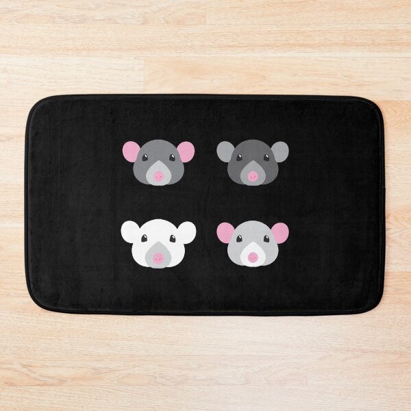 Item preview, Four rat Mouse faces designed and sold by jazzydevil.