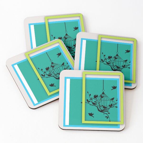 Item preview, Minty Birds designed and sold by OhOddrey.