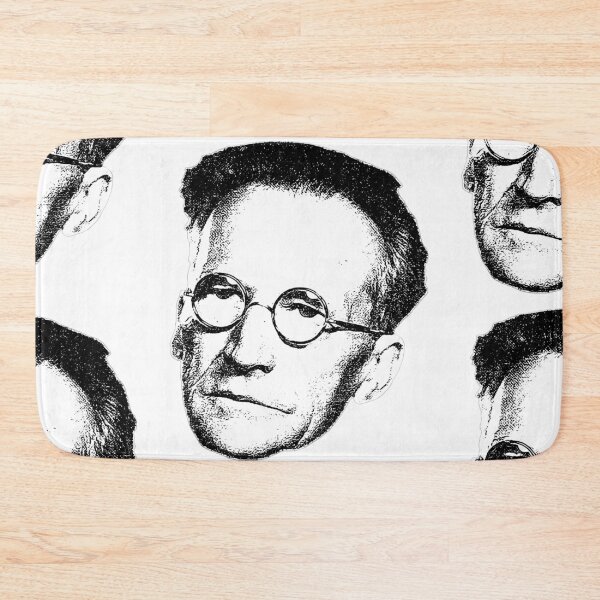 Item preview, Erwin Schrödinger Floating Head (contrast 2) designed and sold by GodsAutopsy.