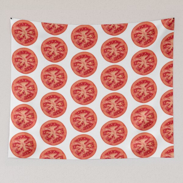 Item preview, Juicy food hamburger red tomato slice  designed and sold by drflavor.
