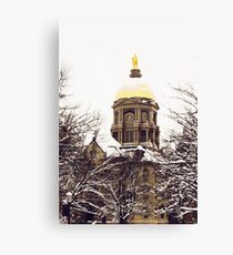 Notre Dame - Golden Dome Canvas Print