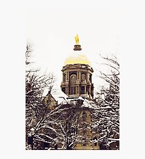 Notre Dame - Golden Dome Photographic Print
