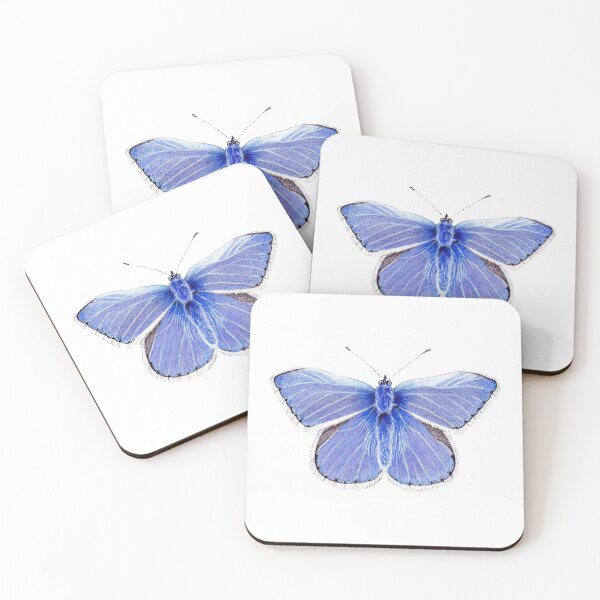 Item preview, Common Blue Butterfly designed and sold by WhileIWonder.