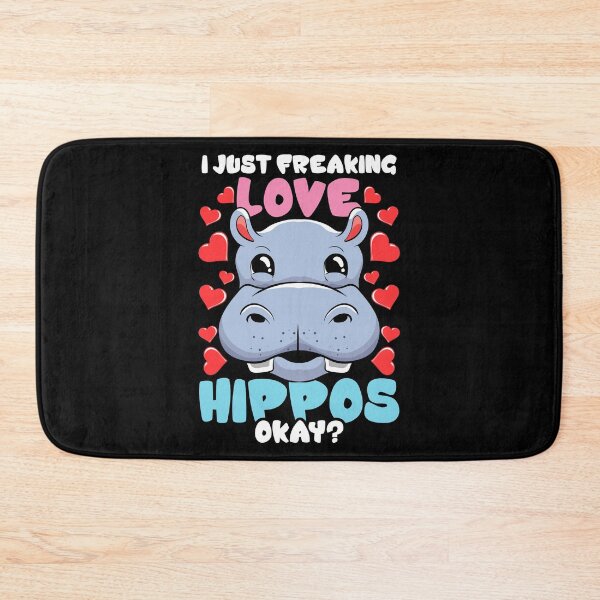Item preview, I Just Freaking Love Hippos Okay? Hippo Lover designed and sold by perfectpresents.