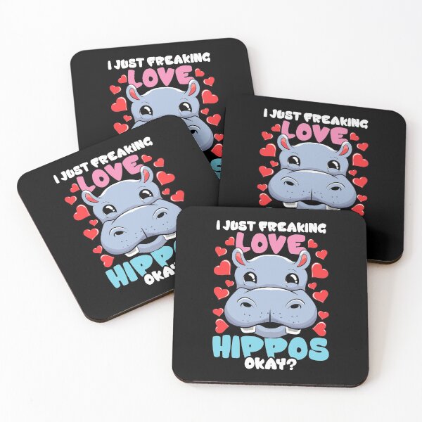Item preview, I Just Freaking Love Hippos Okay? Hippo Lover designed and sold by perfectpresents.