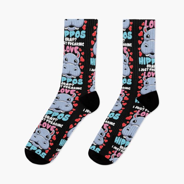 Item preview, I Just Freaking Love Hippos Okay? Hippo Lover designed and sold by perfectpresents.