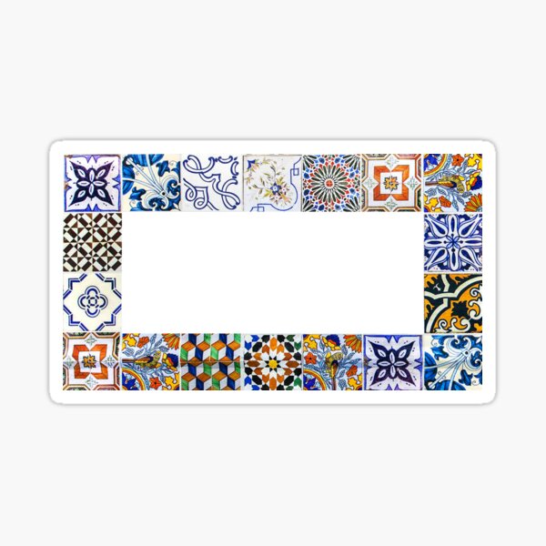 Tile Stickers Tile Border Border Mosaic Turquoise Tile Sticker fb4 