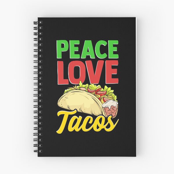 Item preview, Cute & Funny Peace Love Tacos Pacifist Food designed and sold by perfectpresents.