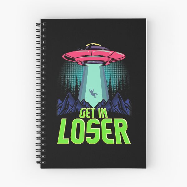 Item preview, Cute & Funny Get In Loser UFO Aliens Spaceship designed and sold by perfectpresents.