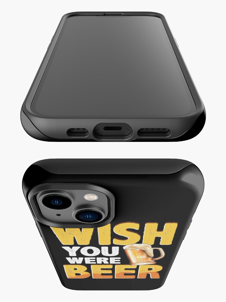 Disover Funny Wish You Were Beer Drinking Pun & Joke | iPhone Case