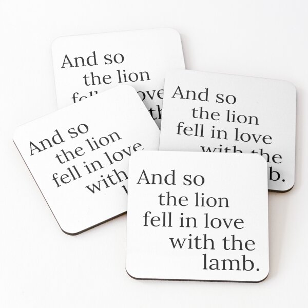 Item preview, The Lion and the Lamb designed and sold by HeirOfDreams.