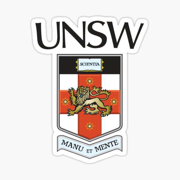 UNSW, The University of New South Wales, Australia, Sydney Sticker