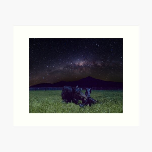 Born Under The Milky Way Art Print