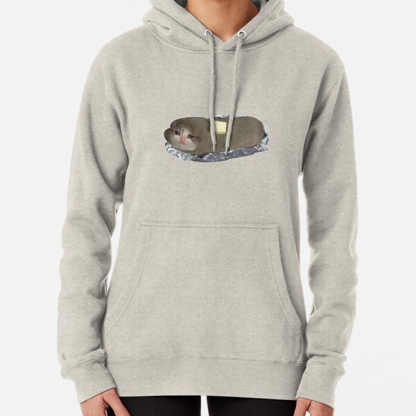 sad cat hoodie