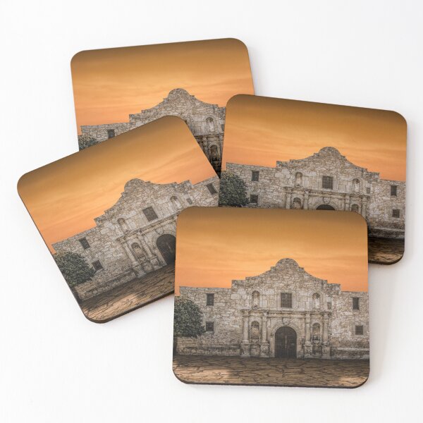 Item preview, The Alamo Mission in San Antonio Texas with the Lonestar Flag designed and sold by Randall Nyhof.