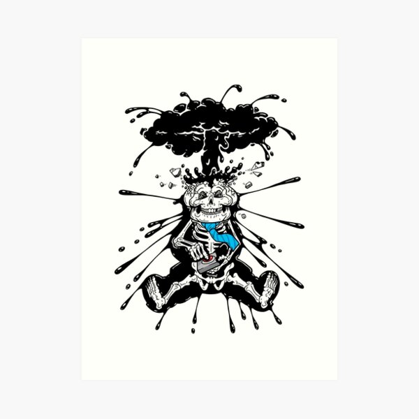 Adam Tar Bomb Art Print