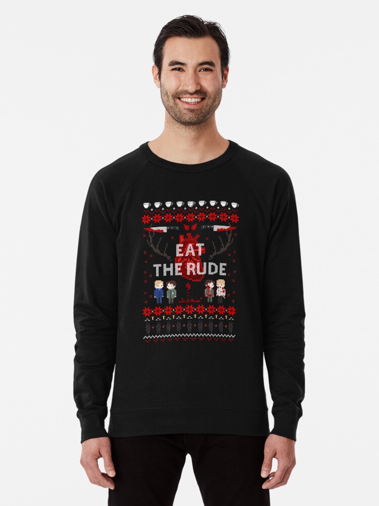 Eat The Rude Ugly Sweater