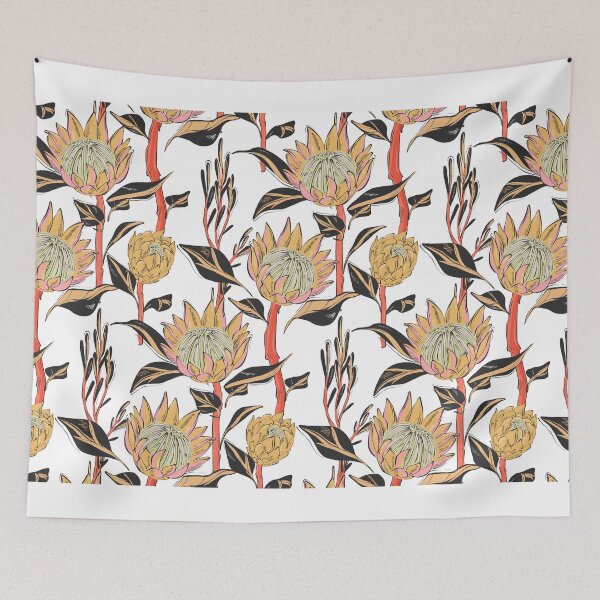Item preview, Protea in yellow designed and sold by Milatoo.