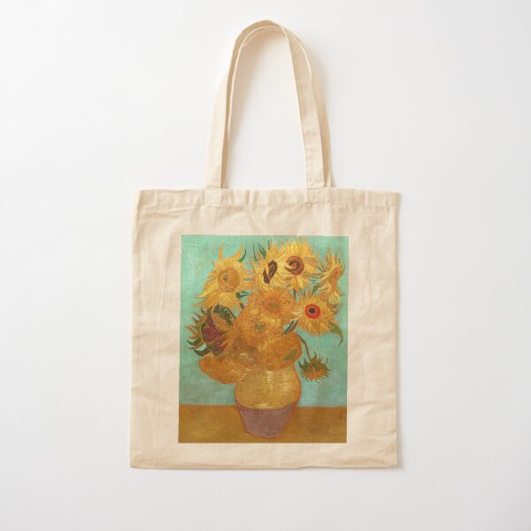 Vincent Van Gogh Twelve Sunflowers In A Vase Cotton Tote Bag