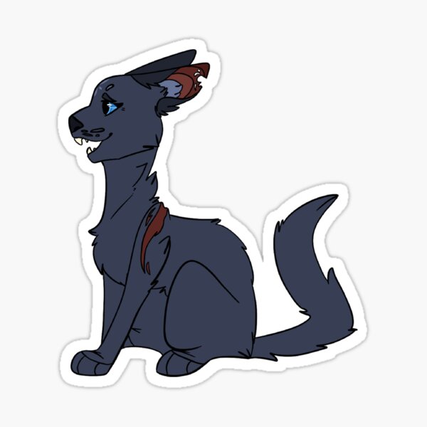 Bluestar - A Noble Leader Sticker for Sale by sodapoptops