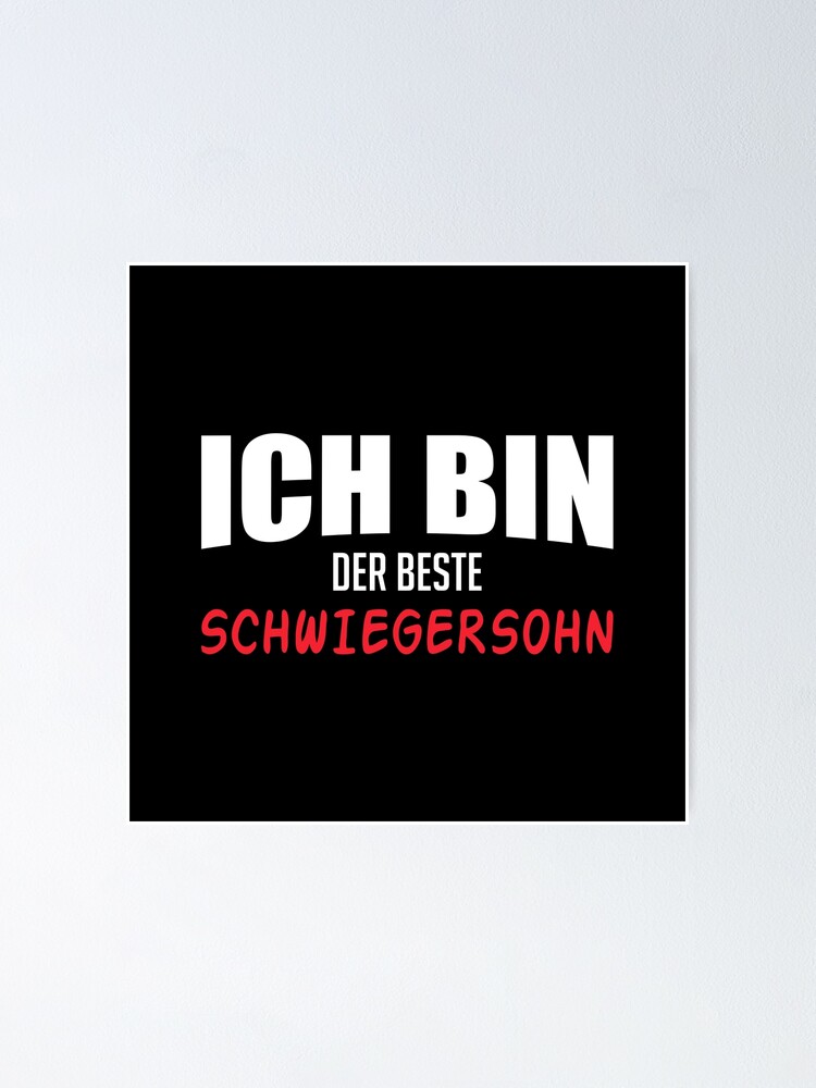 "Bester Schwiegersohn Traum Schönster Cool Lustig Geschenk Spruch