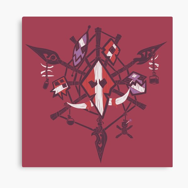 Darkspear Crest - Warm Background Canvas Print